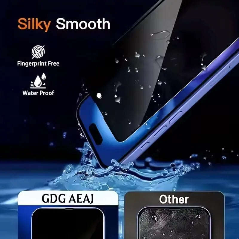 5 Stück Blickschutzfolie für iPhone 17 13 12 11 14 15 16 Pro Max Anti-Spy Schutzglas für iPhone XR X XS 16 15 14 Plus