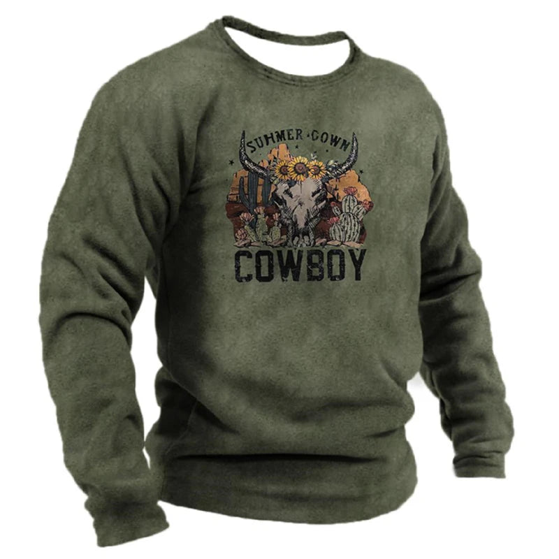 Vintage Ethnic Style Graphic Sweatshirts Spring Autumn Fashion Casual Long Sleeve 3D Printed Tops Loose Streetwear Mens Clothing