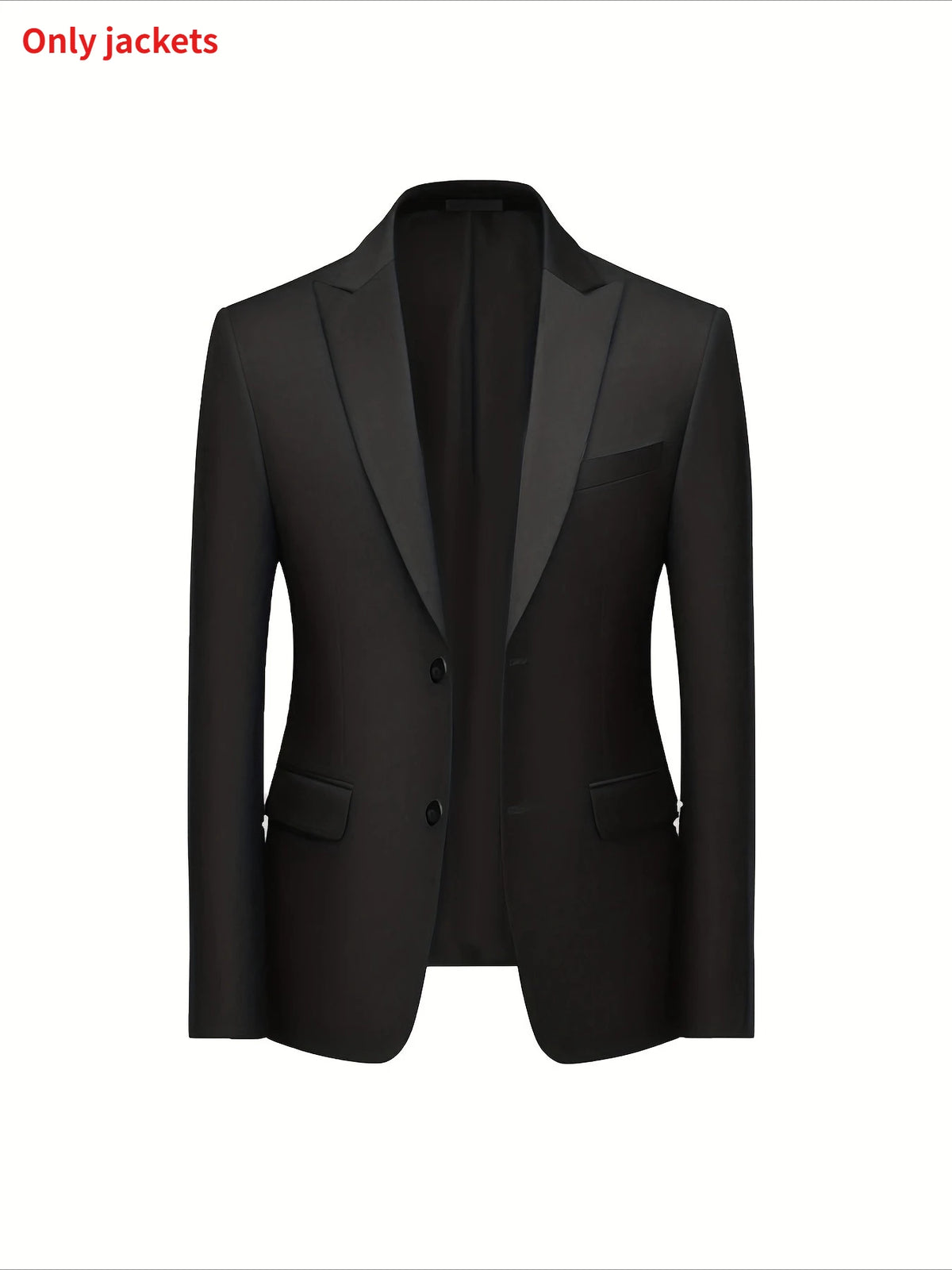 Klassische Hochzeitsanzüge Slim Fit für Bräutigam 3-teiliger Anzug für Trauzeugen Formelle Herrenanzüge für Geschäftsanlässe (Jacke+Weste+Hose)