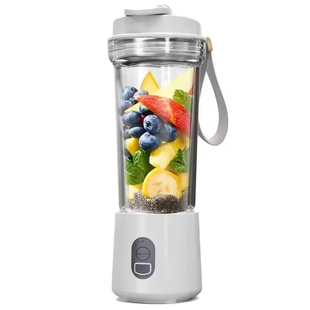 Tragbarer Mixer elektrische Entsafter Obst mischer für Küchen shakes Smoothies wiederauf ladbare Saft flasche mit 500ml Tasse 4000mah 180w