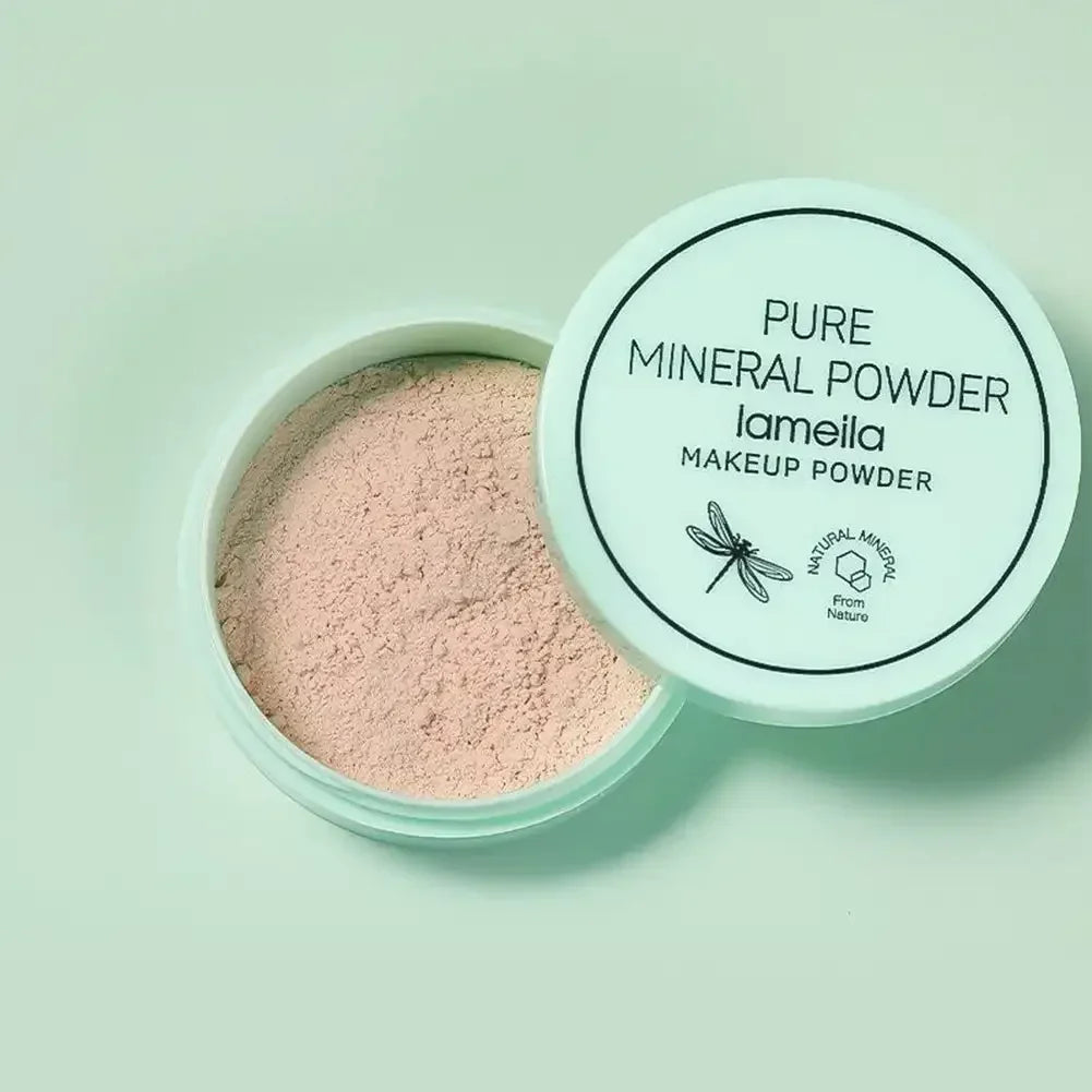 Gesichtspuder, Ölkontrolle von Poren und feinen Linien, loses Backen, Gesichtsfixierpuder, Make-up, Soft Focus Effect, Make-up-Fixierpuder