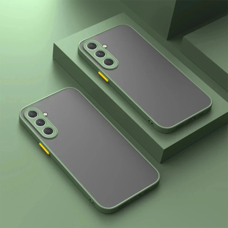 Luxus Matte Stoßfest Telefon Fall Für Samsung Galaxy A56 A52 A23 A14 A13 4G 5G A16 A25 A15 A55 A72 A33 A53 A73 A34 A54 Abdeckung
