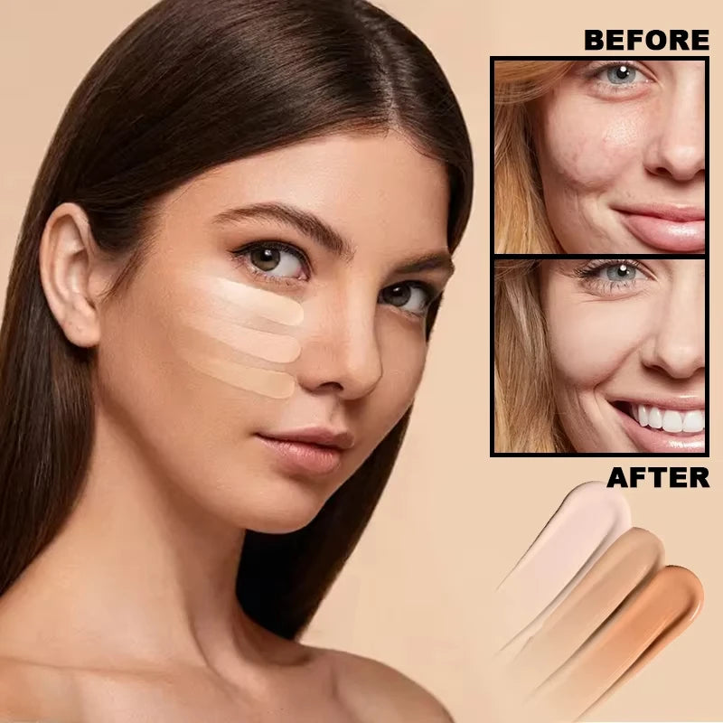 14-farbige Concealer-Creme mit vollständiger Abdeckung, Make-up-Concealer-Foundation, matte, langanhaltende Ölkontrollkosmetik für Akne und Augenringe