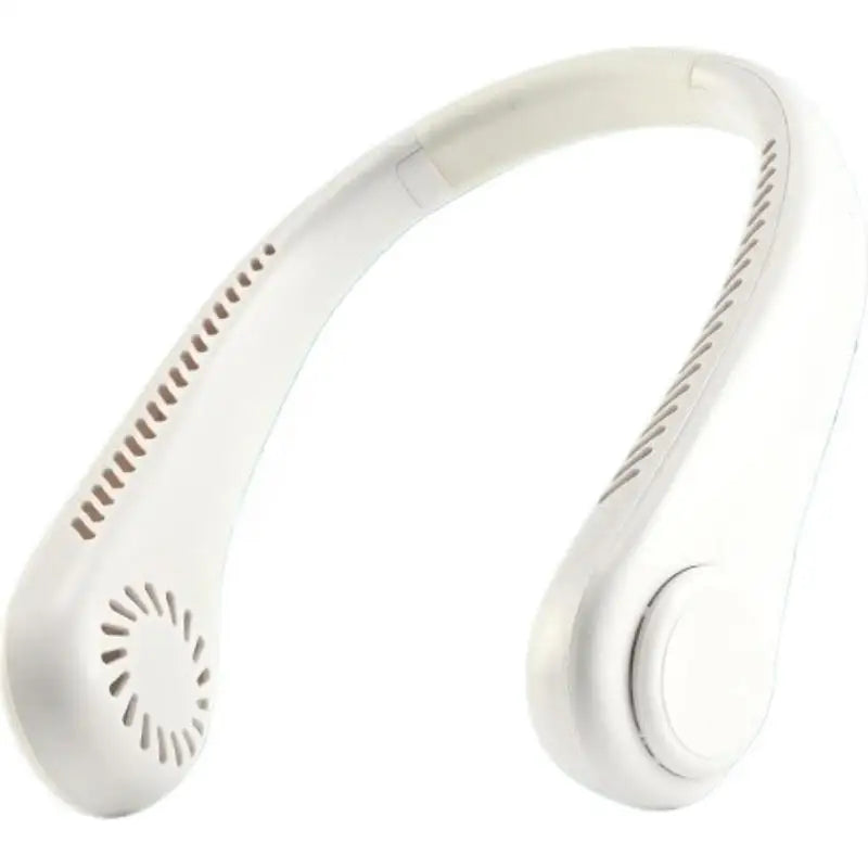 Tragbarer blattloser Nackenventilator, 5000 mAh, wiederaufladbarer persönlicher Kühlventilator, 5-Gang, leiser, tragbarer Ventilator für Reisen, Sport, Outdoor