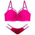 Push-up-BH-Set aus französischer Spitze für kleine Brüste, Balconette, weicher Bügel, natürlicher Push-up-Effekt, Anti-Sag-Effekt, Riemchen-Rücken, Lingerie für den täglichen Gebrauch, Komfort.