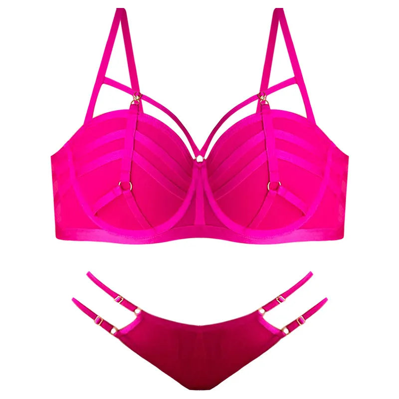 Push-up-BH-Set aus französischer Spitze für kleine Brüste, Balconette, weicher Bügel, natürlicher Push-up-Effekt, Anti-Sag-Effekt, Riemchen-Rücken, Lingerie für den täglichen Gebrauch, Komfort.