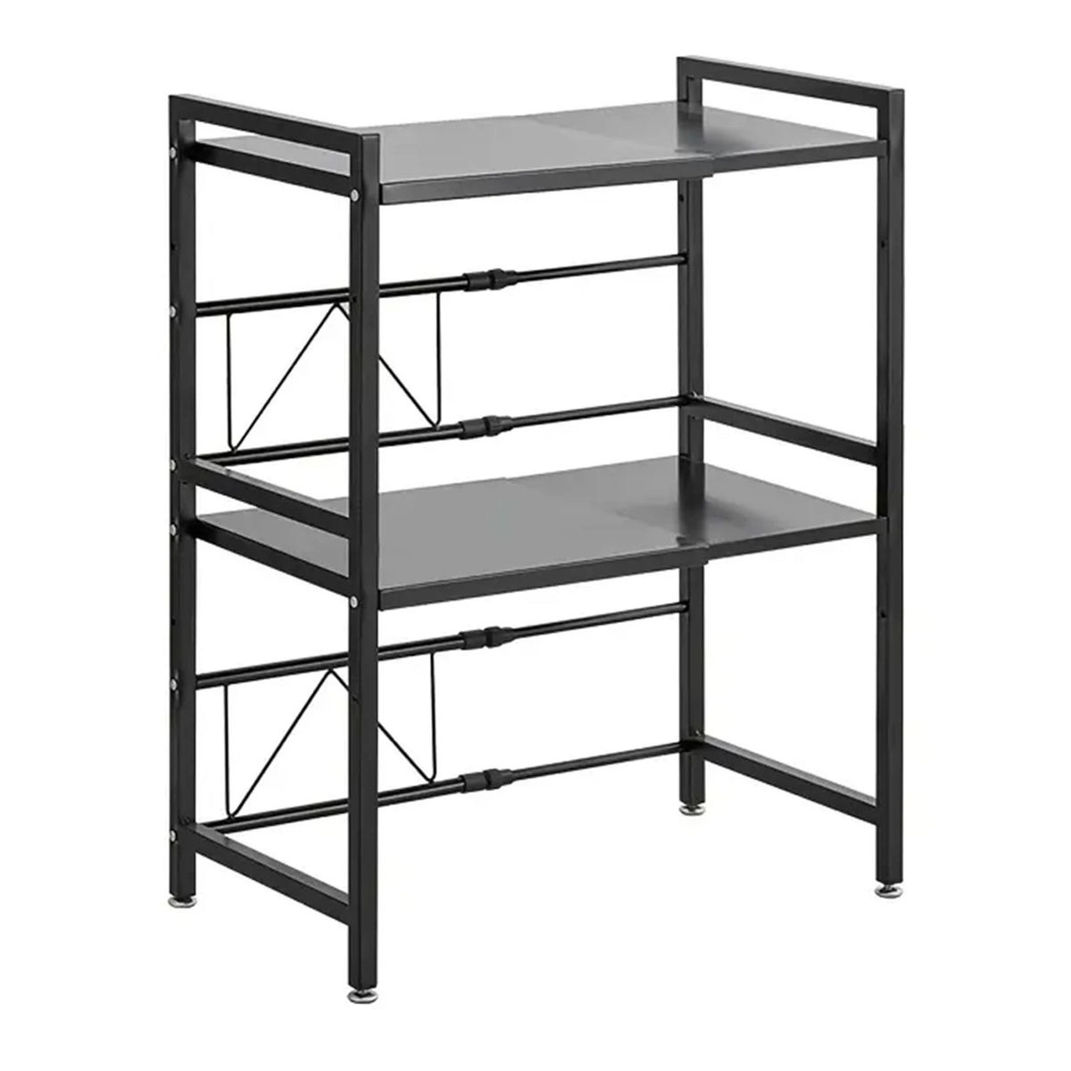2-stufiger ausziehbarer Schrank-Organizer, verstellbarer Küchen-Aufbewahrungskorb unter der Spüle, Organizer, Gewürz-Aufbewahrungsregal, ausziehbare Schublade