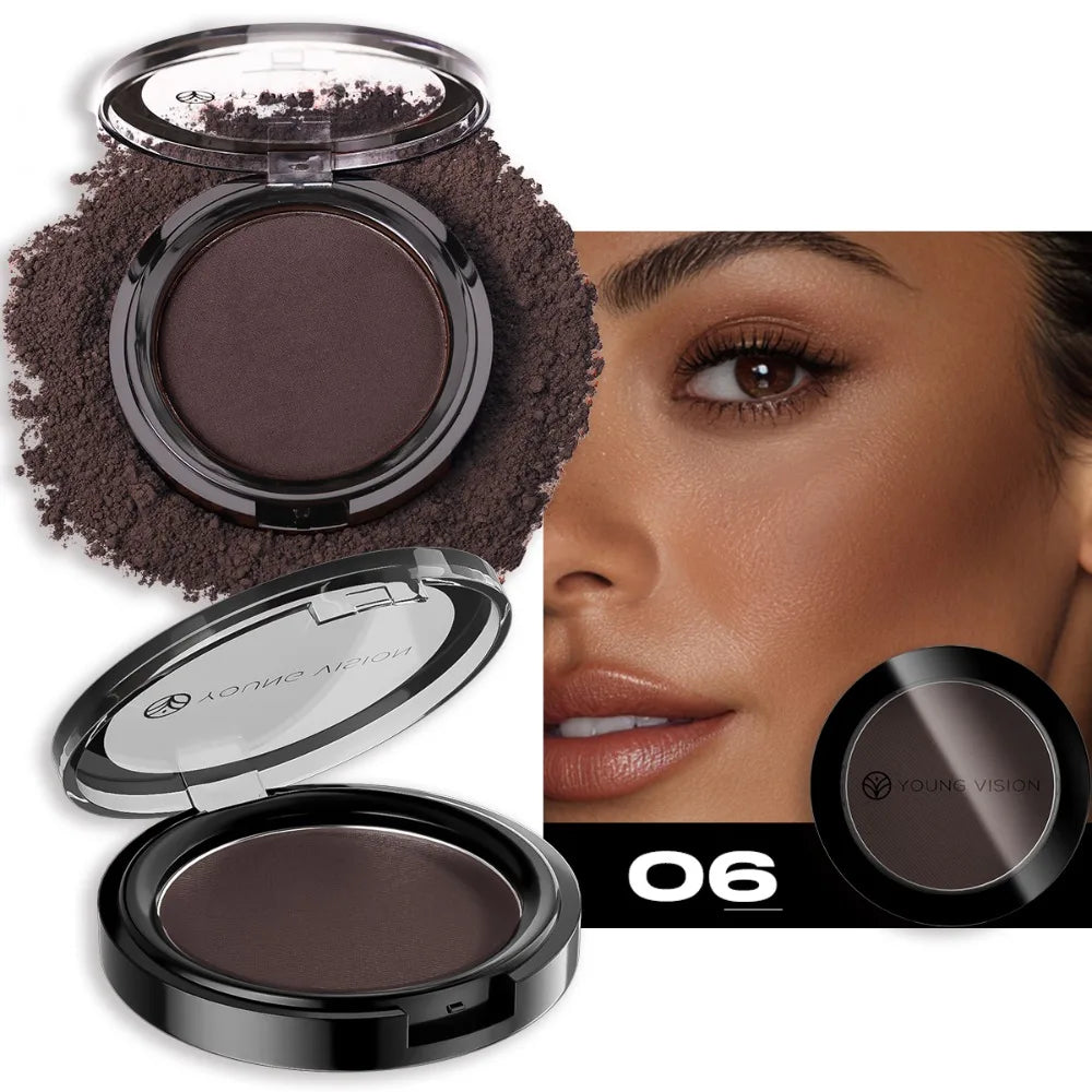 Seidig-Matter Bronzer, Make-up-Fixierpuder, Langanhaltender Konturierungs-Concealer, Dunkle Konturierung, 3D-Nasen- und Lidschatten-Palette