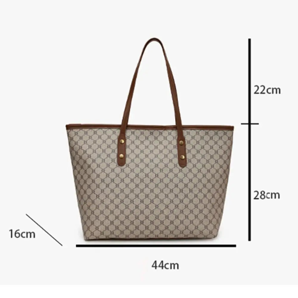 Mode Frauen Handtaschen klassisches Design Umhängetasche große Kapazität Einkaufstasche Damen lässig Pendelt asche