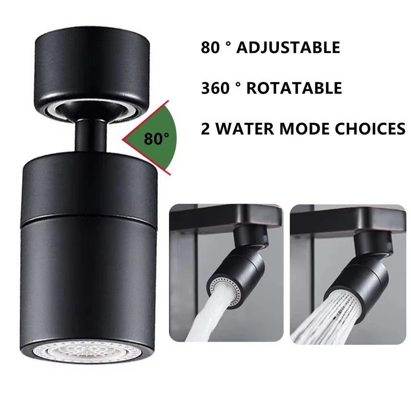 360 ° Universal Küche Wasserhahn Anti-splash Belüfter Bad Wasserhahn Drehbare Wasserhahn 2 Modus Wasserhahn Düse Bubbler Küche Waschbecken Wasserhahn