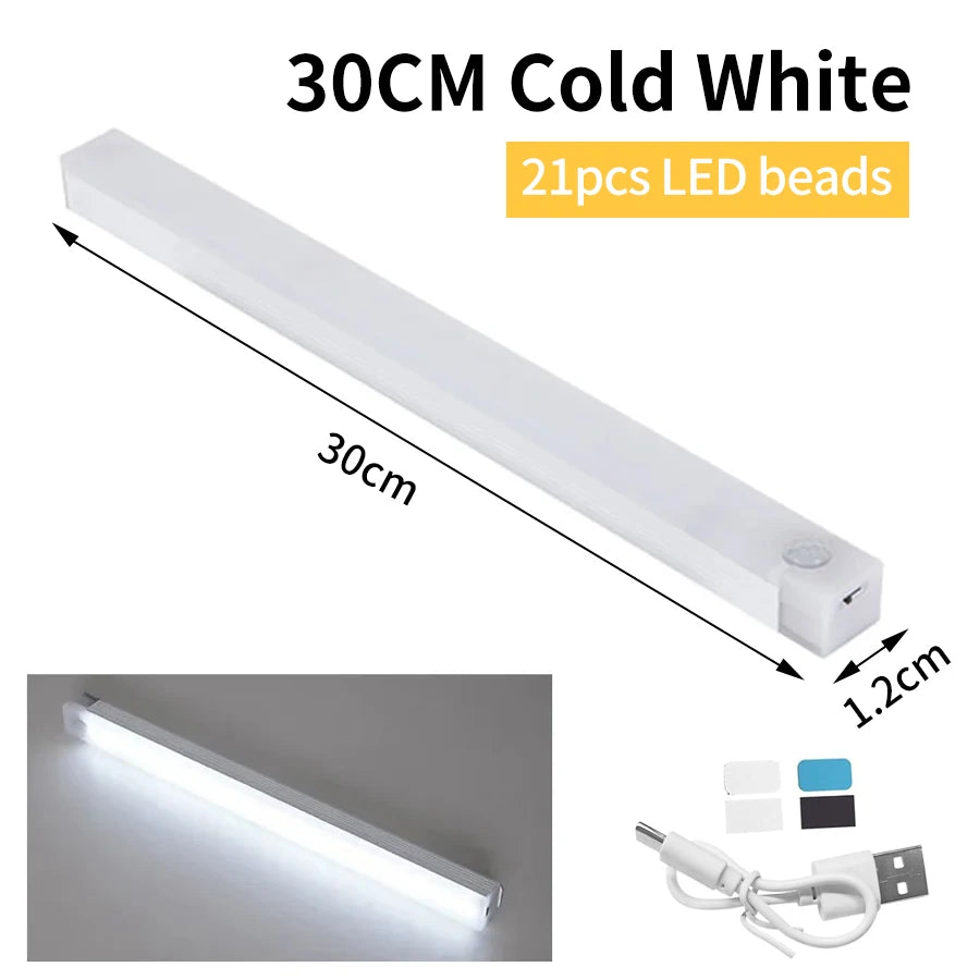 Bewegungs sensor LED Schrank Licht wiederauf ladbare Induktion Nachtlicht drahtlose tragbare Detektor Lampe Küche Treppe Hintergrund beleuchtung
