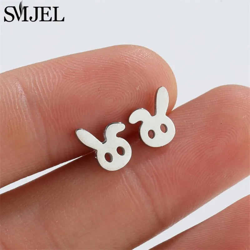 Edelstahl Schwalbe Kleiner Ohrring Mehrere Kleiner Vogel Schmuck Frauen Taube Flamingo Papagei Zweig Kolibri Kranich Ohrstecker