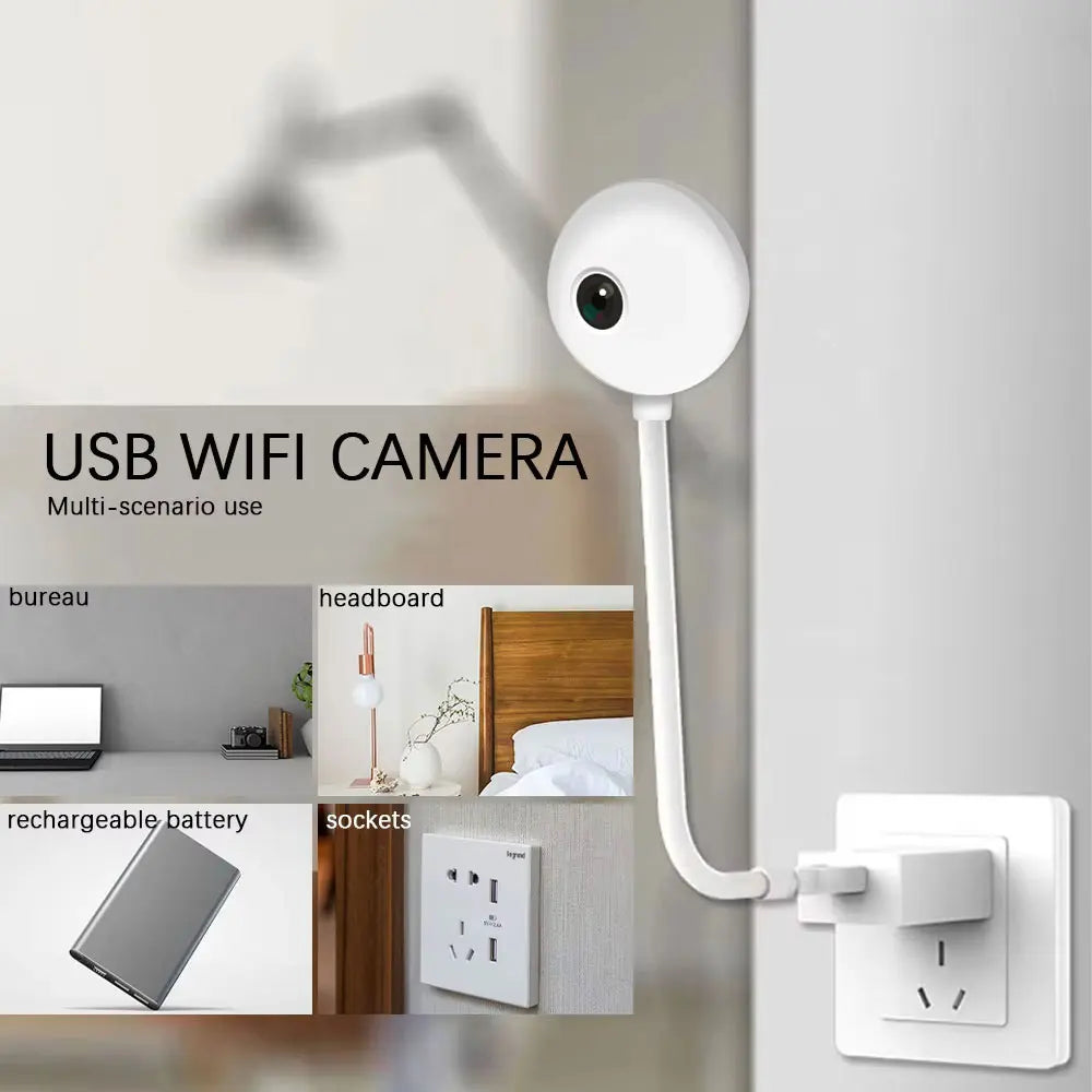 Tuya 5MP Mini WiFi Kamera Indoor 2K Sicherheit Kamera für Baby Monitor Wireless USB Stecker IP Überwachung AI auto Tracking Babe Cam