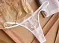 Sexy französisches Dessous-Set mit Knöpfen vorne, ultradünn, atmungsaktiv, Sommer-Bralette, kabelloser Schönheitsrücken, reiner Komfort-BH und Höschen MOYISU