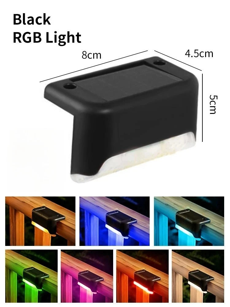 LED Solar Treppen Licht Im Freien Wasserdichte Wand Lichter LED Solar Lichter Haushalt Balkon Garten Dekoration Landschaftsbau Licht