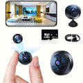 2026 Mini WLAN-Kamera 4K HD Kabellose Sicherheitskamera mit Sprach- und Videoüberwachung, Nachtsicht-Camcorder