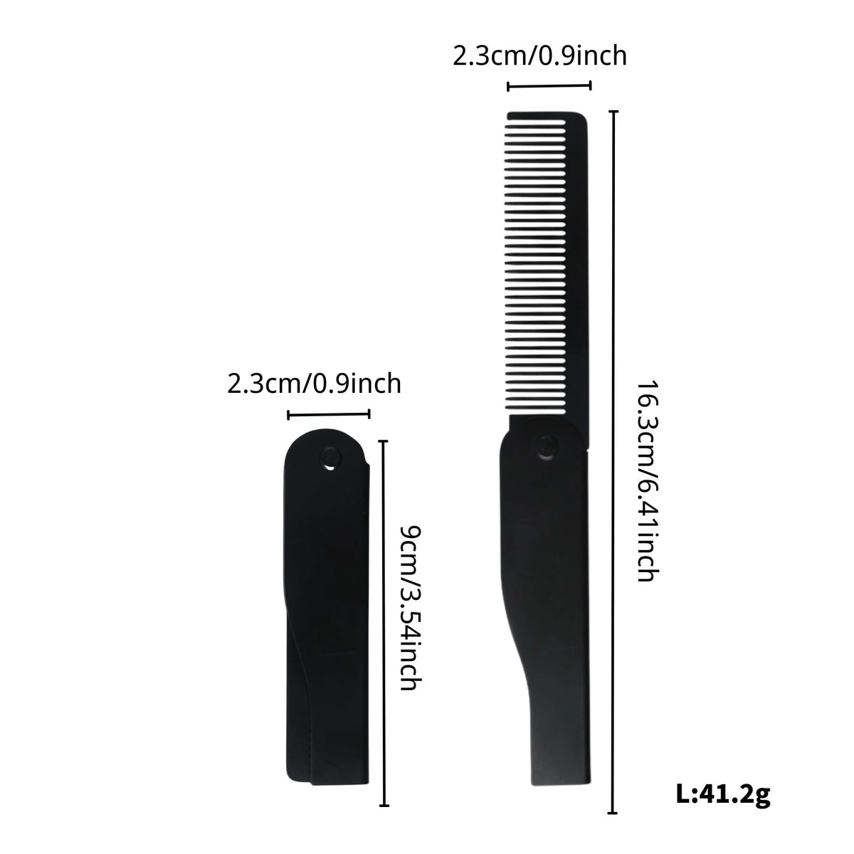 Neue Type1/2PCS Tragbare Stahl Kämme Falten Tasche Bart Kämme Für Männer Öl Kopf Haar Styling Kamm Salon barber Werkzeuge Für Haarschnitt