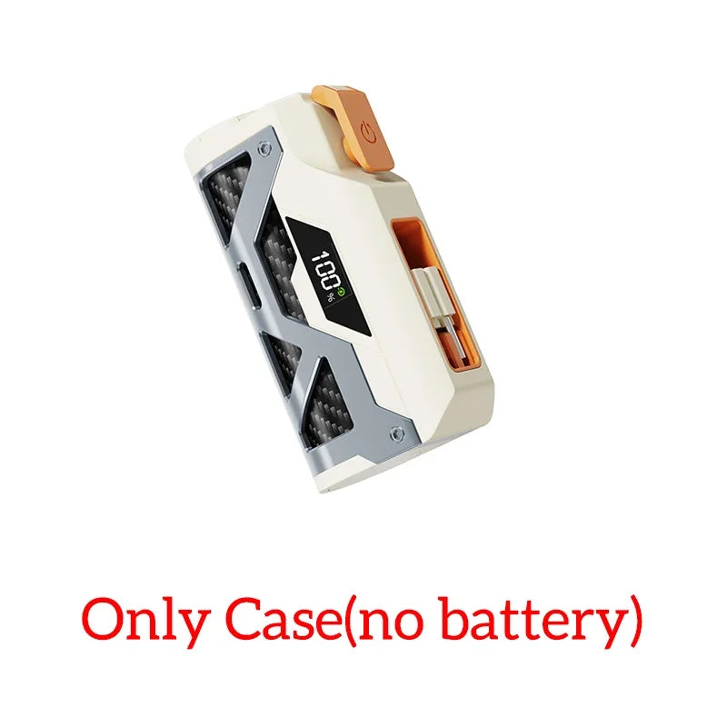 5000 mAh DIY Power Bank Kit – 10 W, kein Schweißen, keine Batterie, tragbares Mini-Schnellladegerät mit Typ-C- und Lightning-Anschlüssen für iPhone/Android
