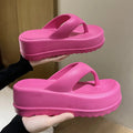 Kidmi Frauen Plattform Sandalen Frauen Flip-flops EVA Heels Sandalen Für Frauen Mode Strand Rutschen Outdoor Weiche Ferse Wolke hausschuhe