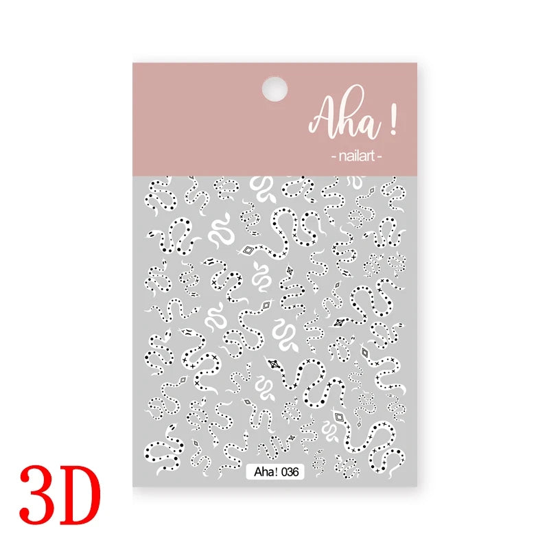 1Pc 3D Cartoon Nette Katze Nagel Kindliche Aufkleber Nette Kitty Welpen Hund Selbstklebende Nail art Haustier Tiere Maniküre schöne Aufkleber *
