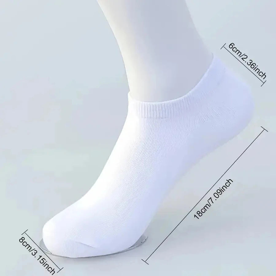5 Paar Herren-Bootssocken, Business, Sport, Schweißabsorption, reif, Sommer, Herbst, einfarbig, kein Pilling, vielseitige Söckchen