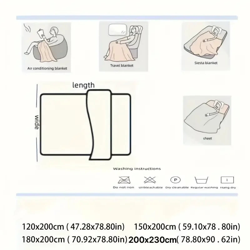 Leichte, luxuriöse, einfarbige, multifunktionale Kaninchen-Samt-Decke, Winter, dickes, warmes Flanell, verwendet für Schlafzimmer, Wohnzimmer, Decke