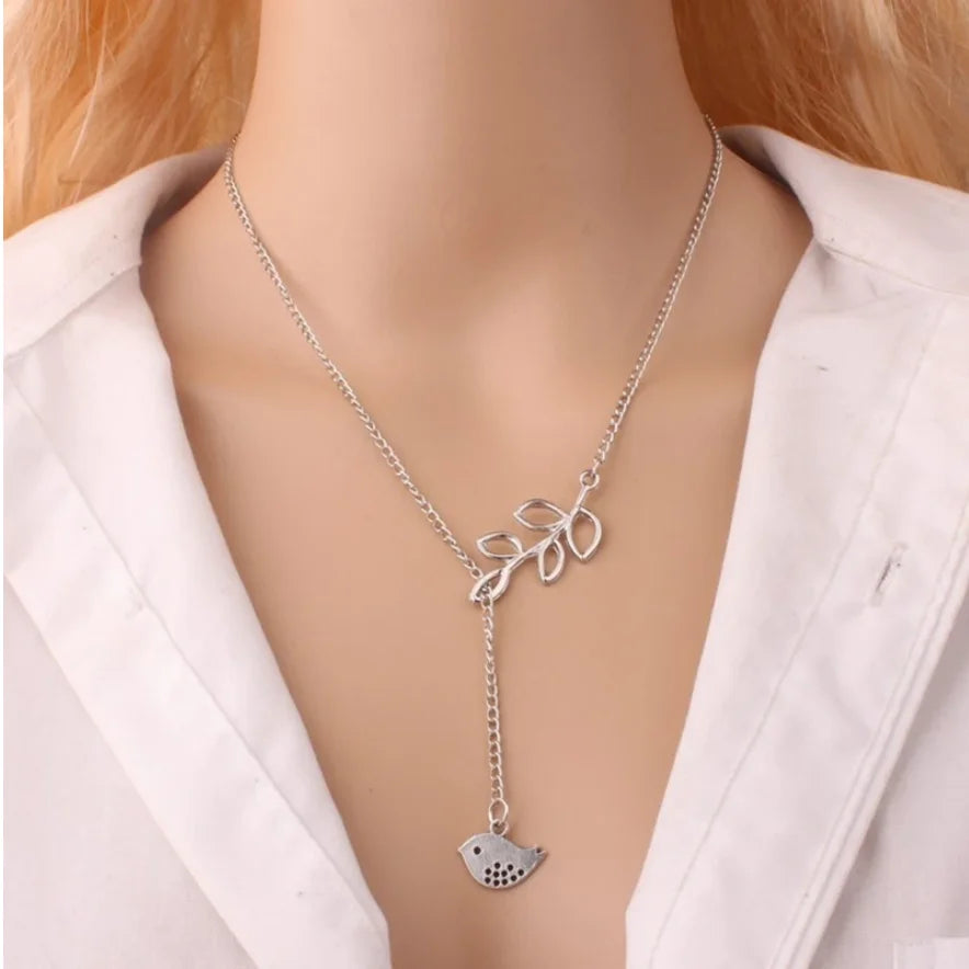 Aihua Minimalistische Halskette mit rundem Stab-Anhänger für Frauen, Schlüsselbein-Halskette, lange Kette, Modeschmuck, Statement-Geschenke für Mädchen
