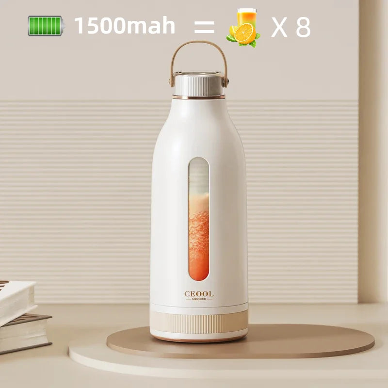 400ML Tragbare Multifunktions Entsafter USB Schnelle Wiederaufladbare Mixer Frische Obst Grinder Elektrische Mixer Tasse Shakes Smoothie Maker