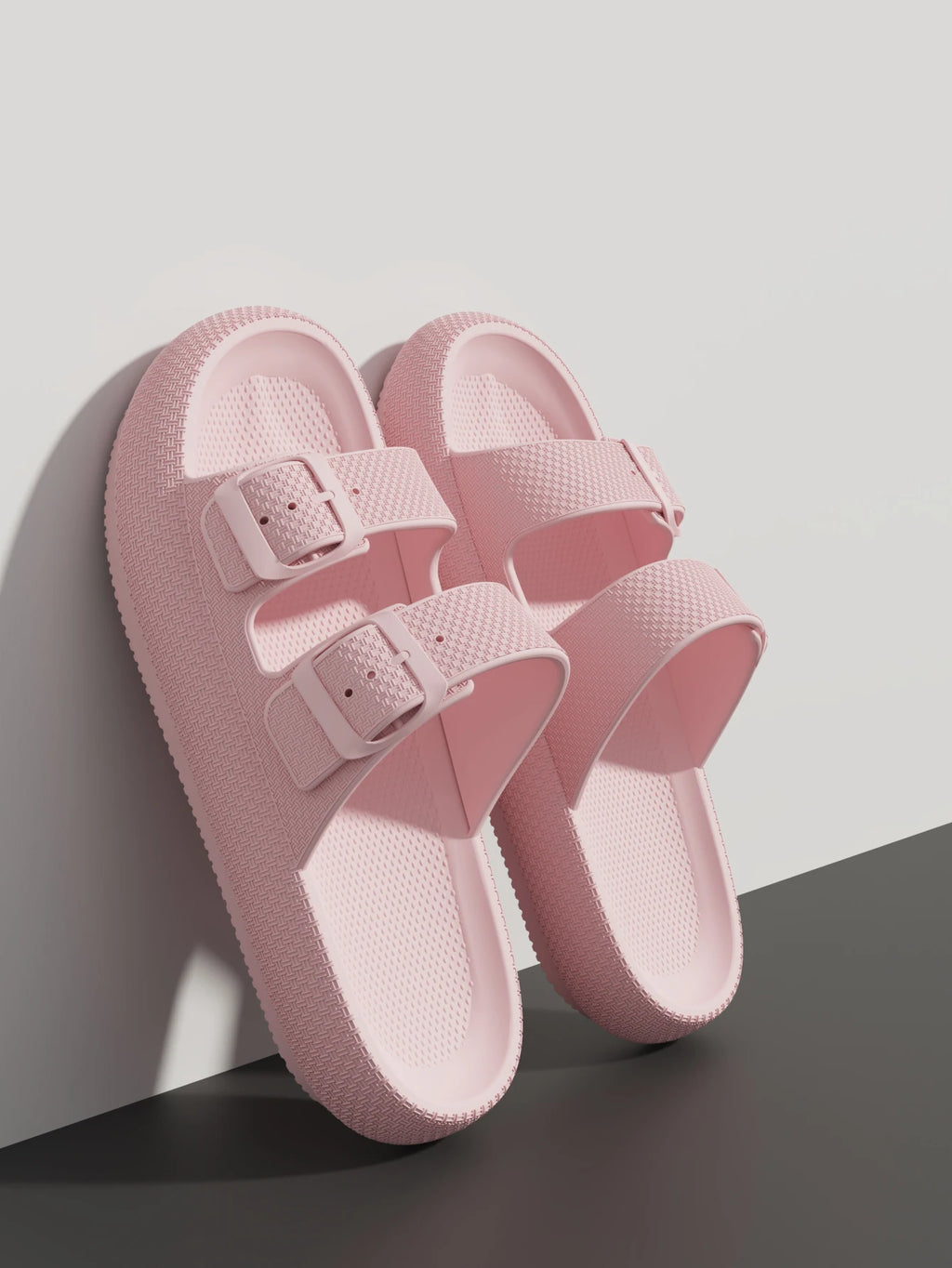 2025 Neue Herren-Outdoor-Mode-Sandalen mit dicker Sohle – Rutschfeste Dusch- und Badeschlappen, leichte, bequeme Hausschuhe