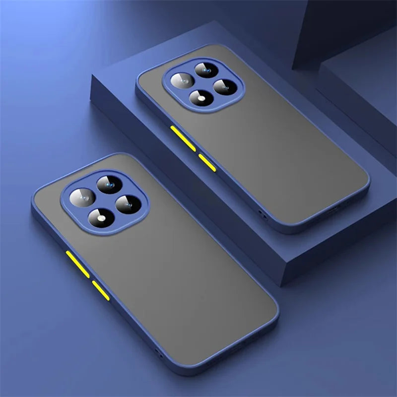Transparente Schutzhülle für Xiaomi Redmi Note 15 14 13 Pro Plus Stoßfeste Handyhüllen für Redmi Note 15 Pro 5G 4G Matte Abdeckung