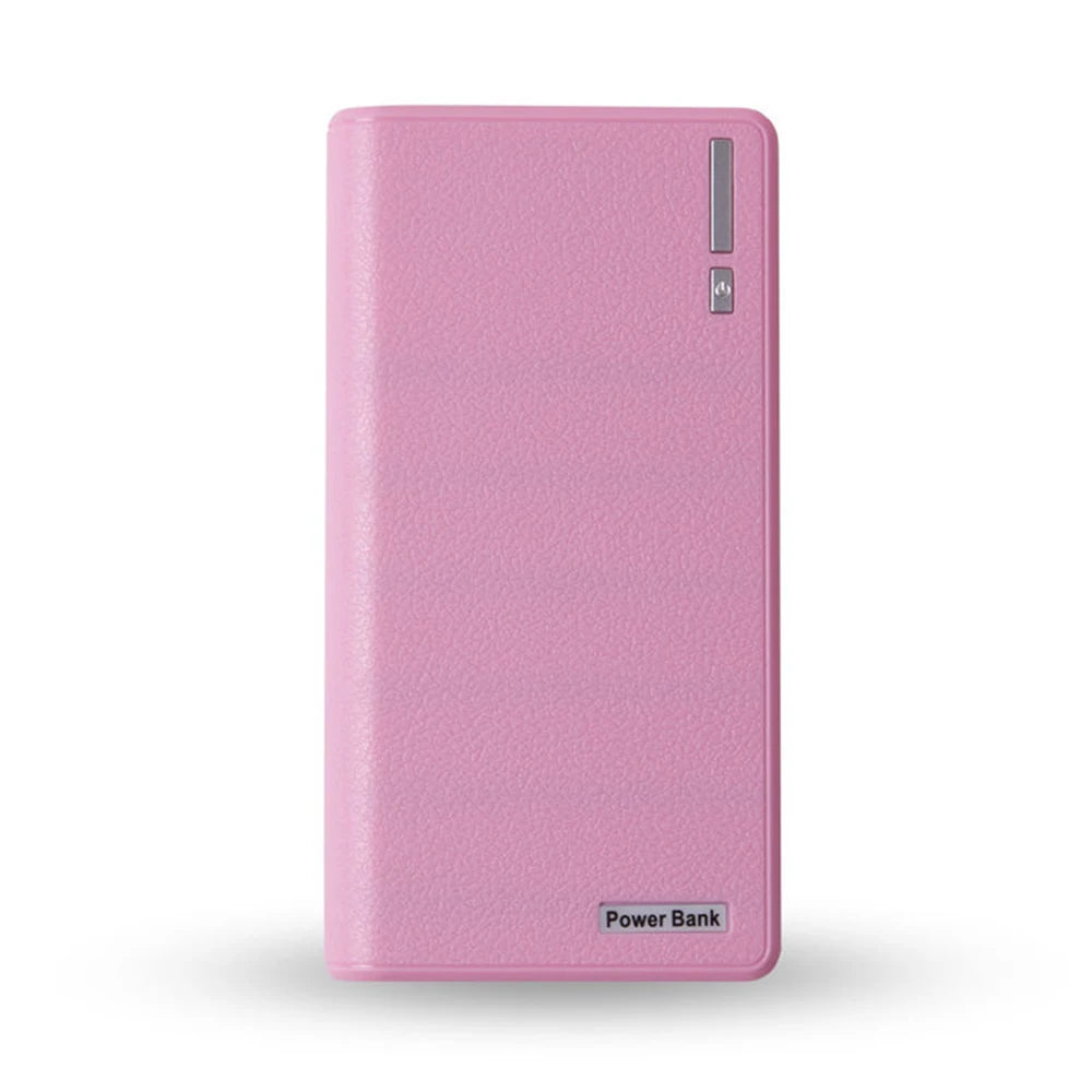 6*18650 Batterie Ladegerät Fall Schnelle Lade DIY Tragbare Mini Power Bank Digital Display Box Mobile Power Versorgung mit Nachtlicht