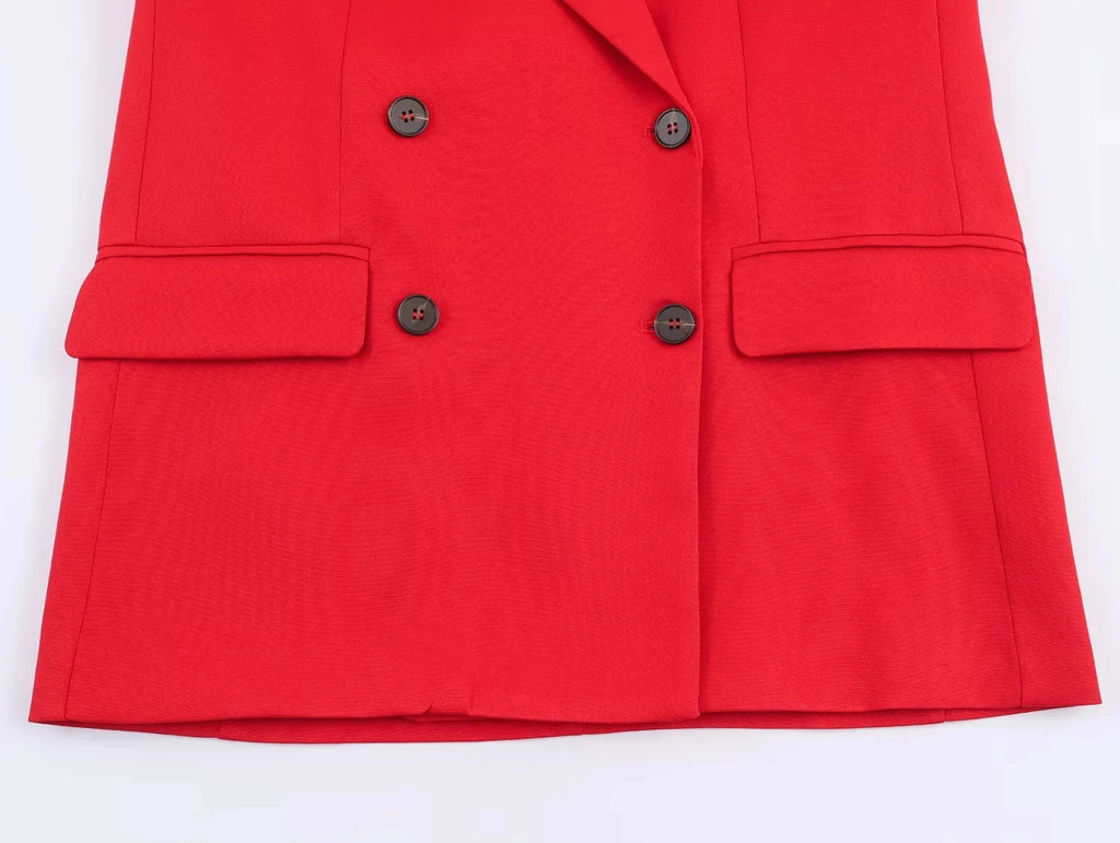 KONDALA Eleganter, lässiger, schicker Damen-Blazer-Rock-Anzug, fester Knopf, Langarm-Blazer, langer, lockerer Rock, modischer 2026-Frühlingsanzug