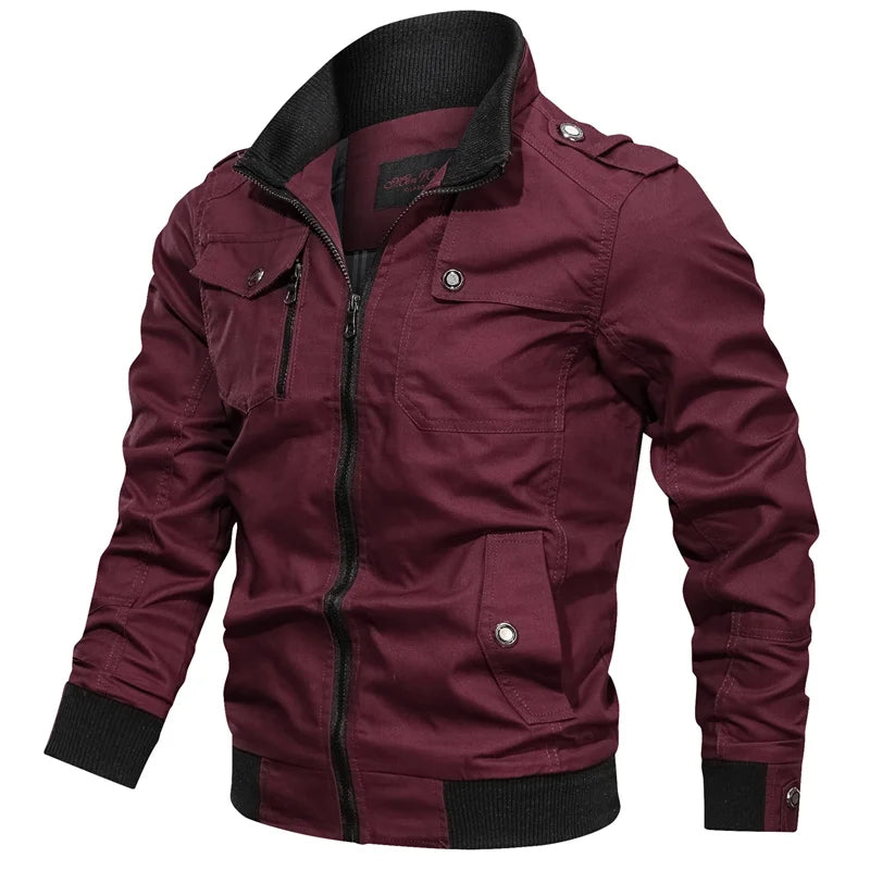 2024 frühling Herbst Neue Heiße Bomber Jacke Männer Mode Schlank Windjacke Jacke Mantel Männer Kleidung Im Freien Arbeit Casual Jacke Männer