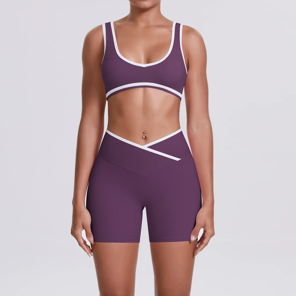 Frauen Zwei Stück Gym Workout Set Weiblichen Bh Yoga Sets 2ps Shorts Fitness Tragen Frauen Quick-Dry Leibchen Sport bh Anzüge