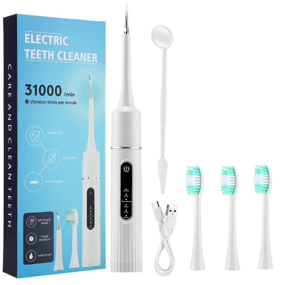 Tragbare Munddusche Wasser Flosser + Elektrische Zahnbürste Sonic Dental Scaler Dental Wasser Jet Zähne Reinigung Mundpflege Set