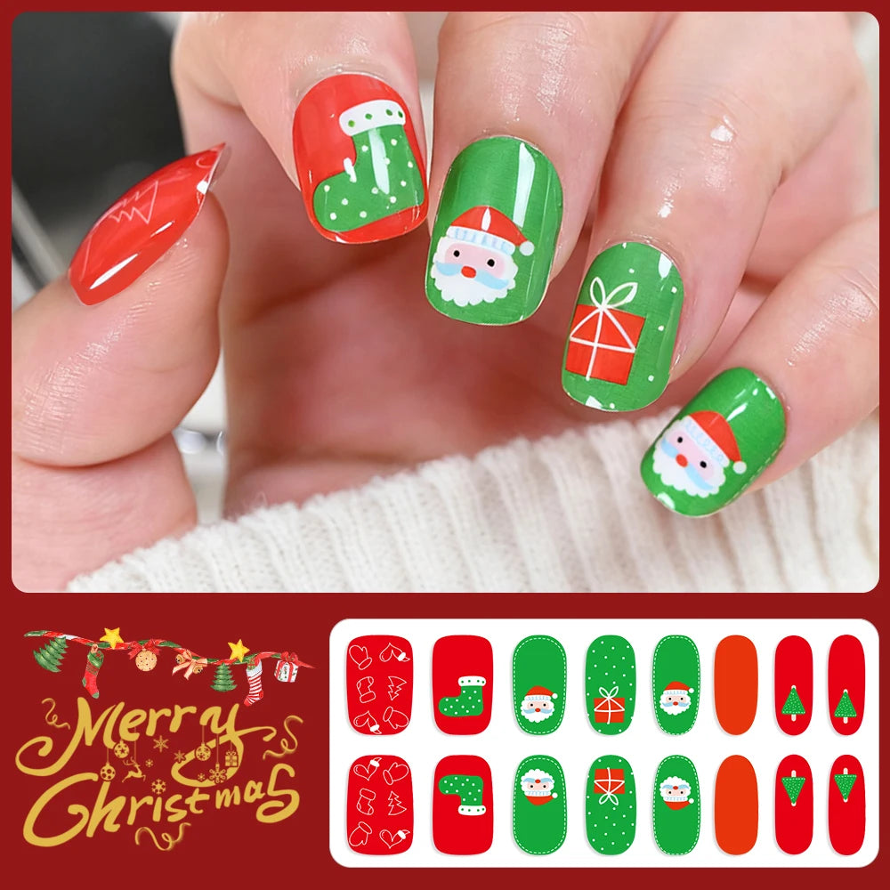 14 Tipps Full Wrap Nagellack Aufkleber Selbstklebende einfarbige Gel-Nagelstreifen Kunst Aufkleber Nicht halbgehärtete DIY Nageldekorationen
