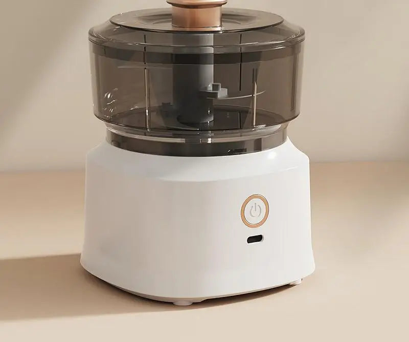 160ml Kabelloser Elektrischer Mini-Zerkleinerer USB-Aufladung Knoblauchpresse Fleischmühle Gemüseschneider Küchen-Gadget