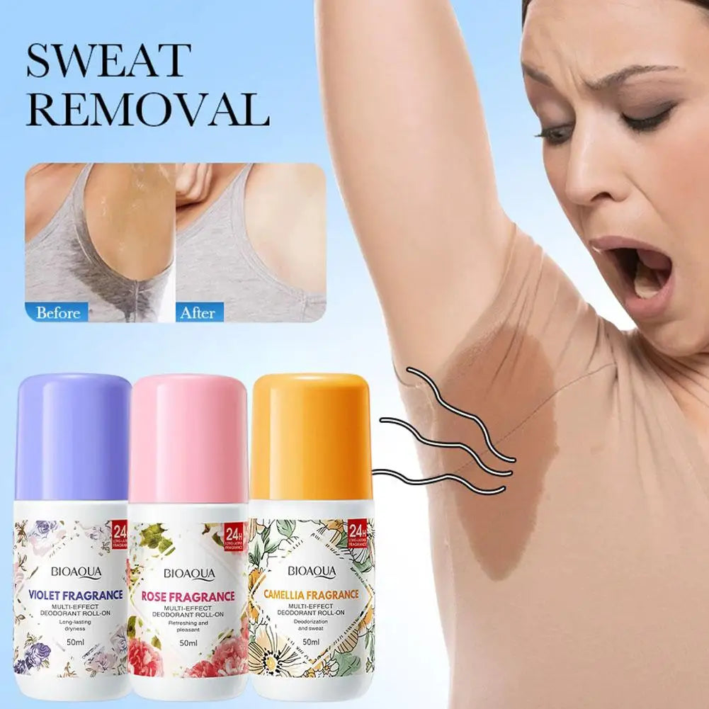 Duft-Deodorant Roll-On Deodorant Stick Komfortabler Schweißfester Aufkleber Duft-Erfrischungsmittel für die Achselhöhlenpflege Beseitigt Gerüche