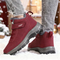 Modische Damen-Turnschuhe für Herbst und Winter, bequem gefüttert, rutschfest, weiche Sohle, ältere Schuhe, neue warme flache Sportschuhe