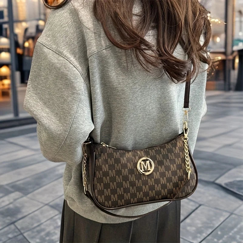 Handtasche im Vintage-Stil, Umhängetasche, verstellbarer Riemen, Damen-Messenger-Umhängetasche, anspruchsvolle Accessoire-Einkaufstasche