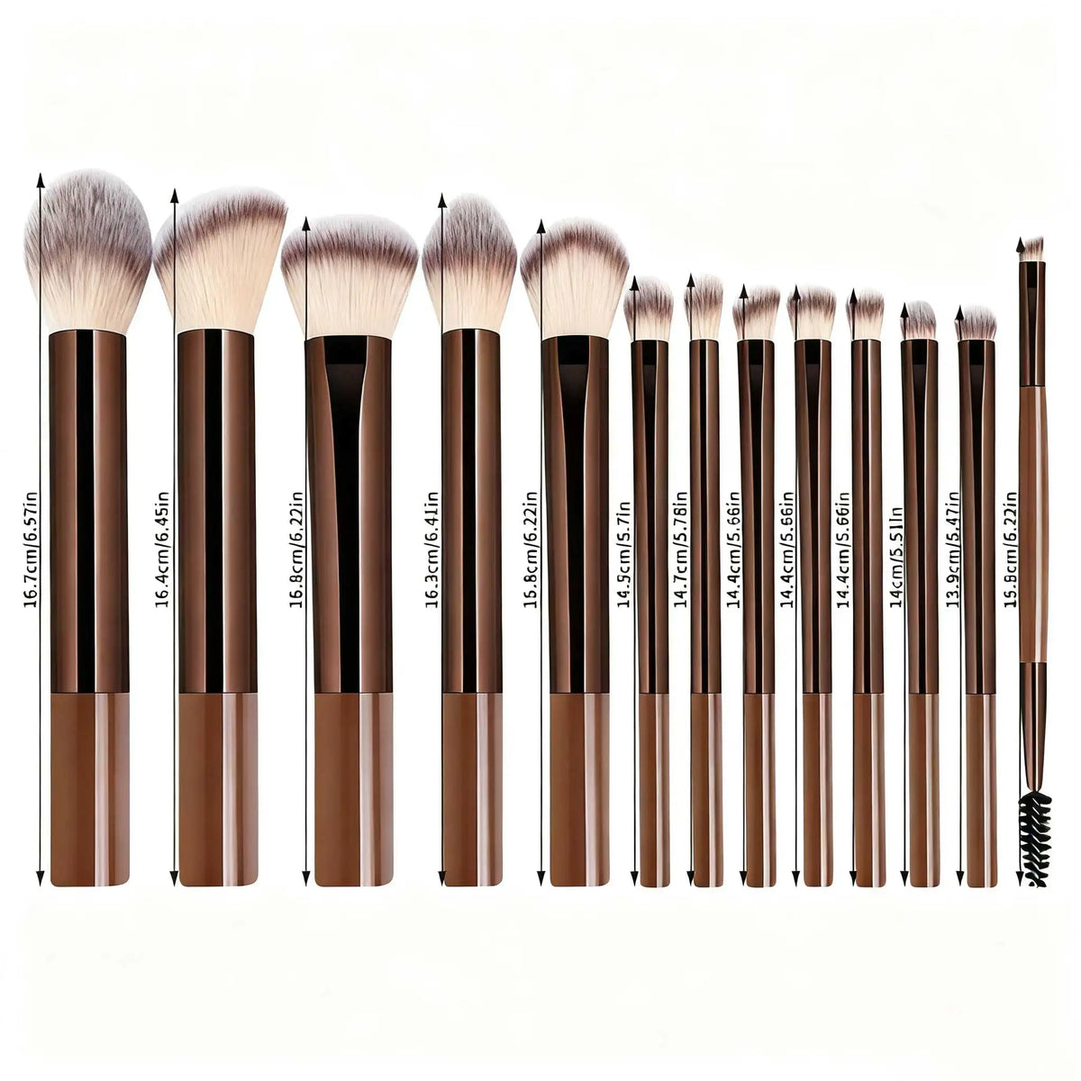 Make-up-Pinsel-Set, 13-teiliges professionelles Kosmetikpinsel-Set, weiches Reise-Make-up-Pinsel-Set, Concealer-Pinsel, Detail-Make-up-Pinsel