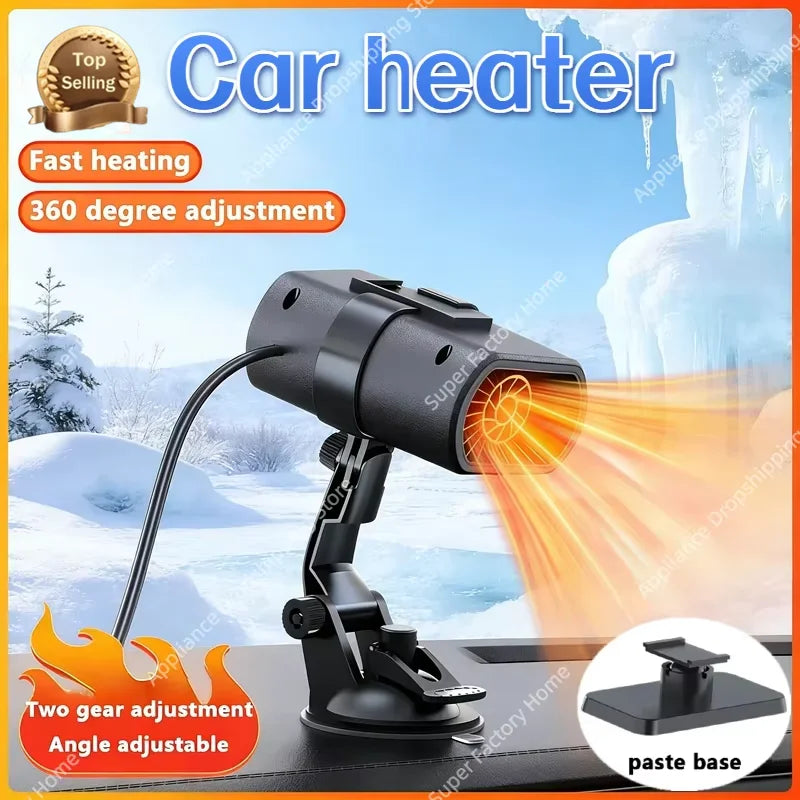Auto-Heizung Winter Schnellheizung 12V Elektrischer Heizlüfter Windschutzscheiben-Entfrostung Entnebelung Heizung für Auto Reise Wohnmobil 2026