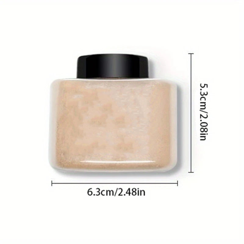 4-farbiges Luxuspuder für Frauen, Gesichtsgrundierung, Bananenpulver, Flasche, loses Pulver, authentische Ölkontrolle, Schönheits-Make-up-Kunstwerkzeuge