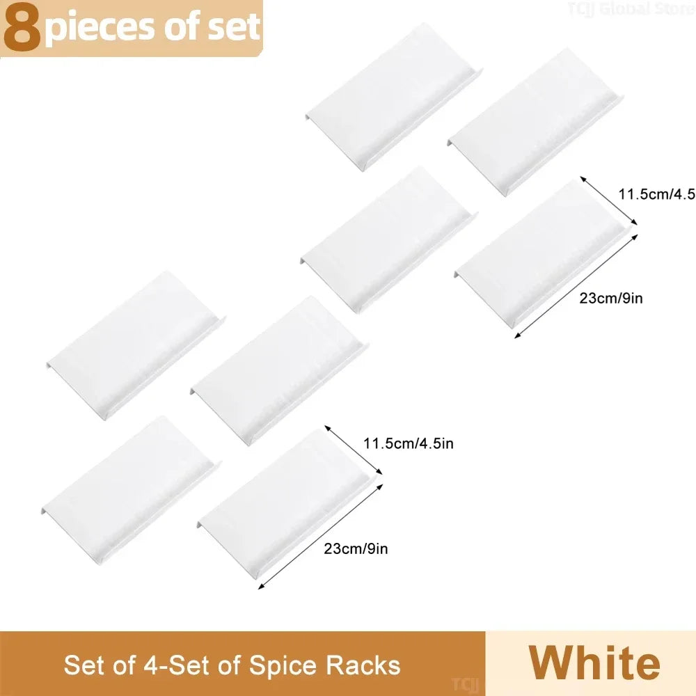 2/4/8 schichten Schrank Schublade Organizer Regal Küche Gewürz Lagerung Rack Gewürz Gewürz Flasche Halter Display-ständer