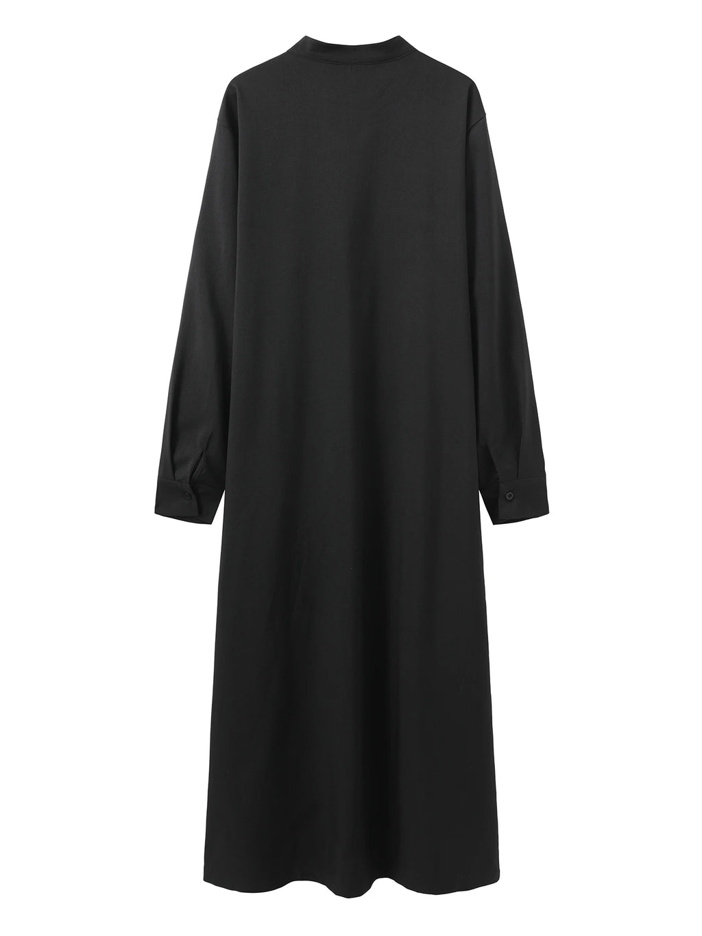 Muslimische Herren-Thobes mit Langen Ärmeln, Einfarbig, Locker Geschnitten, Traditionelle Islamische Männerkleidung, Kaftan für Festliche Anlässe im Arabischen Ethnischen Stil