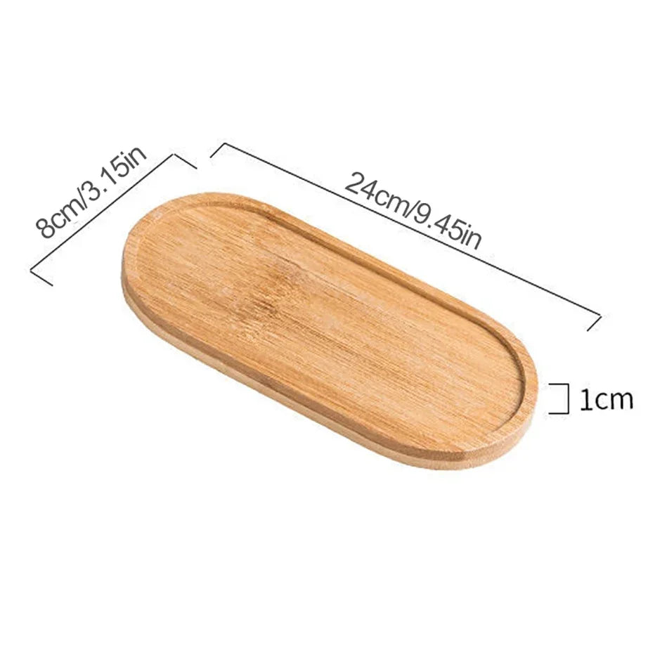 1 Stück Seifenspender aus Holz, Waschtisch, Arbeitsplatte, Flaschen, Organizer, Halter, quadratische Kerzen, Schmuck, Ablage für Badezimmer