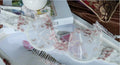Luxus Europäische und Amerikanische Unterwäsche Frauen Dünne Große Größe Sexy Bh Große Brust Kleine Spitze Transparent Bh Set Perspektive Winter