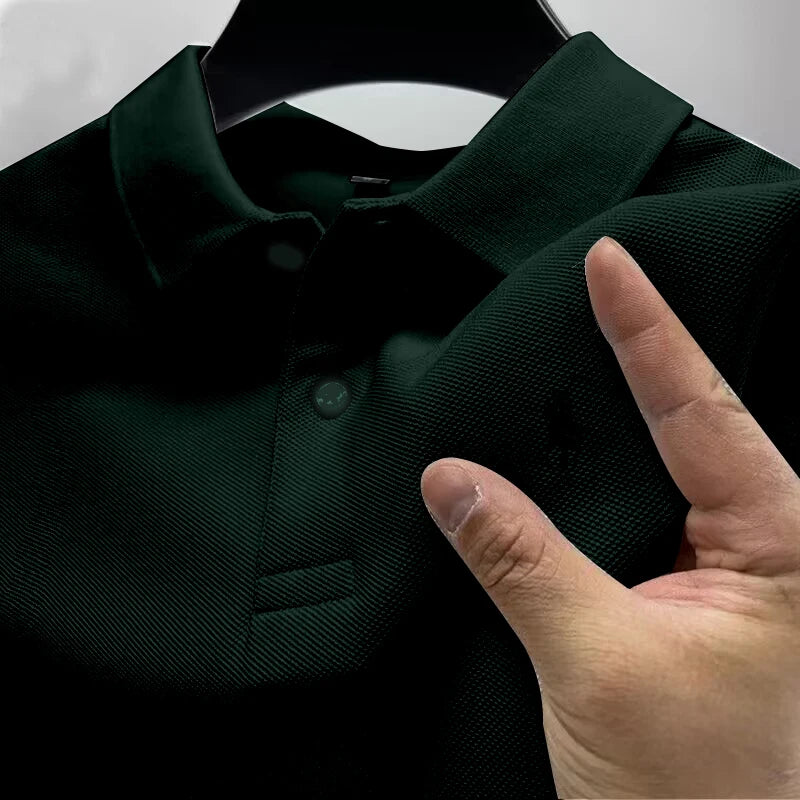 2026 Neues Hochwertiges Herren-T-Shirt Sommer Luxusmarke Street-Trend Freizeit Business Kragen-T-Shirt Ropa Hombre