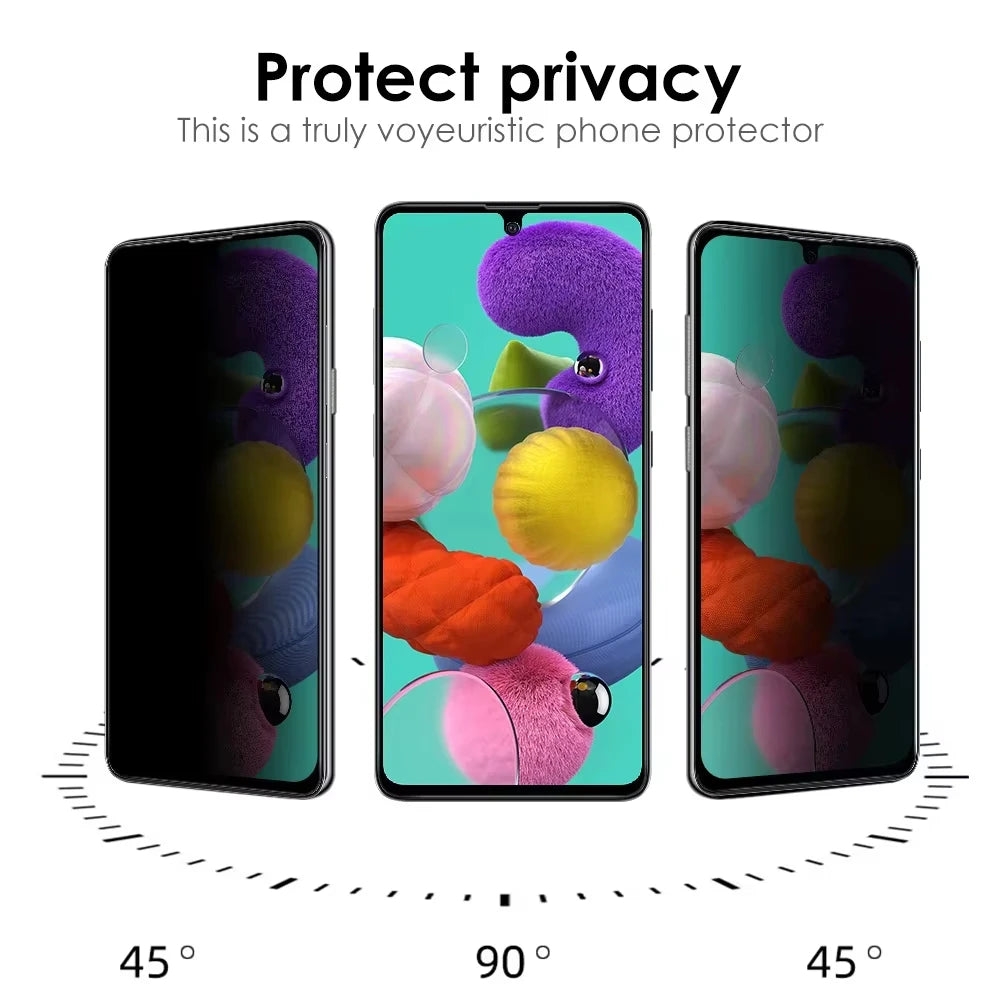 1-4 Stück Sichtschutz-Glasdisplayschutzfolie für Samsung Galaxy S26 S25 Ultra S24 S23 S22 S21 Plus A57 A56 A36 A37 A27 A26 A17 A07 A16