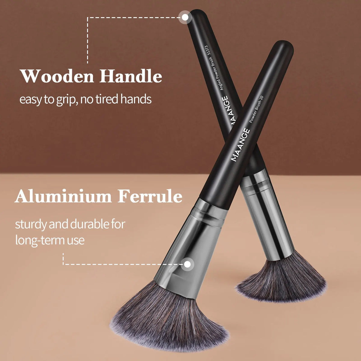 MAANGE Professionelle Geschenkbox, 25-teiliges Make-up-Pinsel-Set, Gesicht, Augen, Schönheitspinsel für Foundation, verdeckter Lidschatten, Konturpinsel